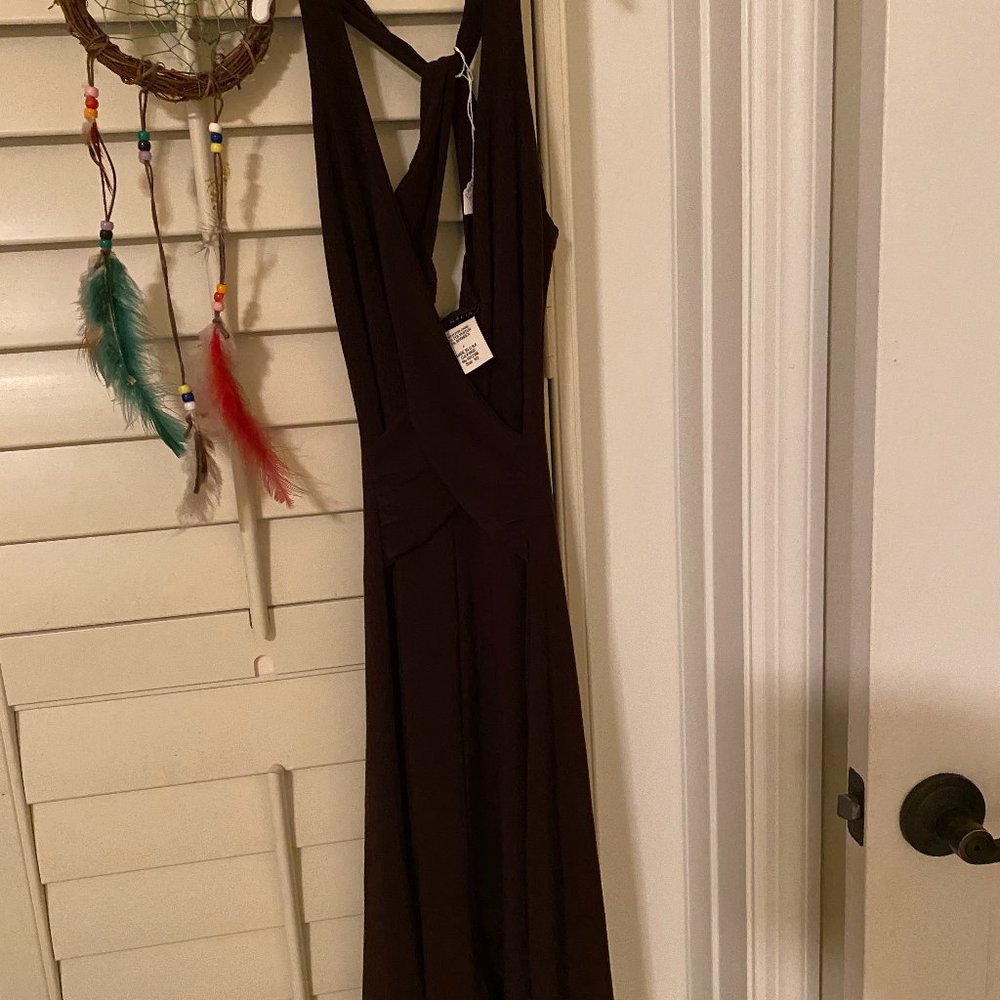 NEW BROWN  B DARLIN  1/2 with tags dress